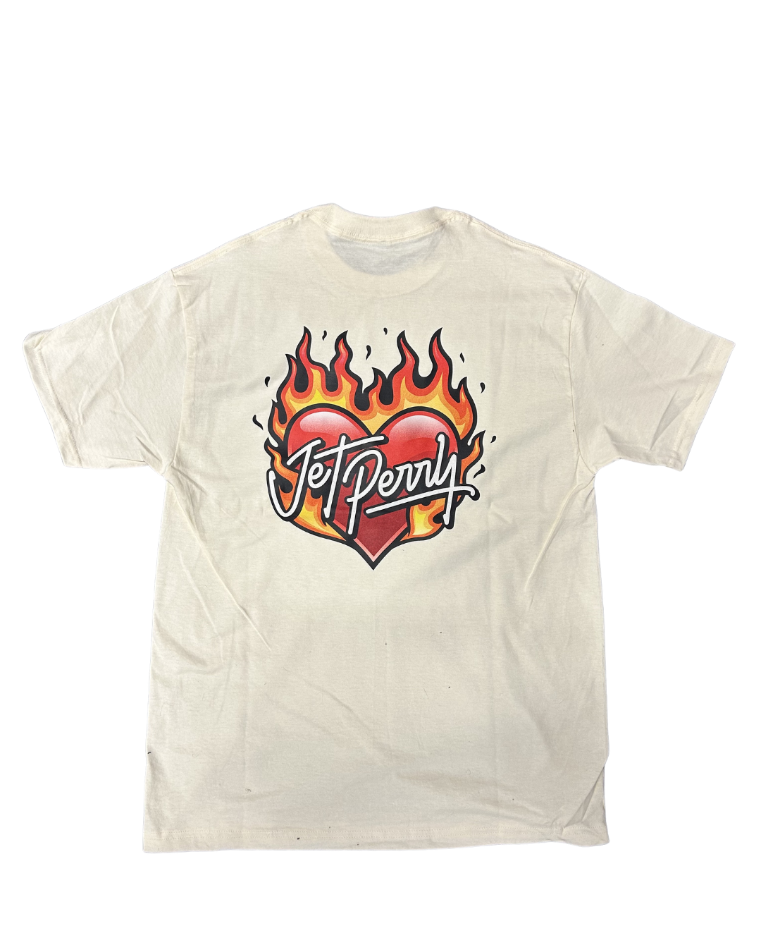 Flaming Hearts (CREAM) T-Shirt