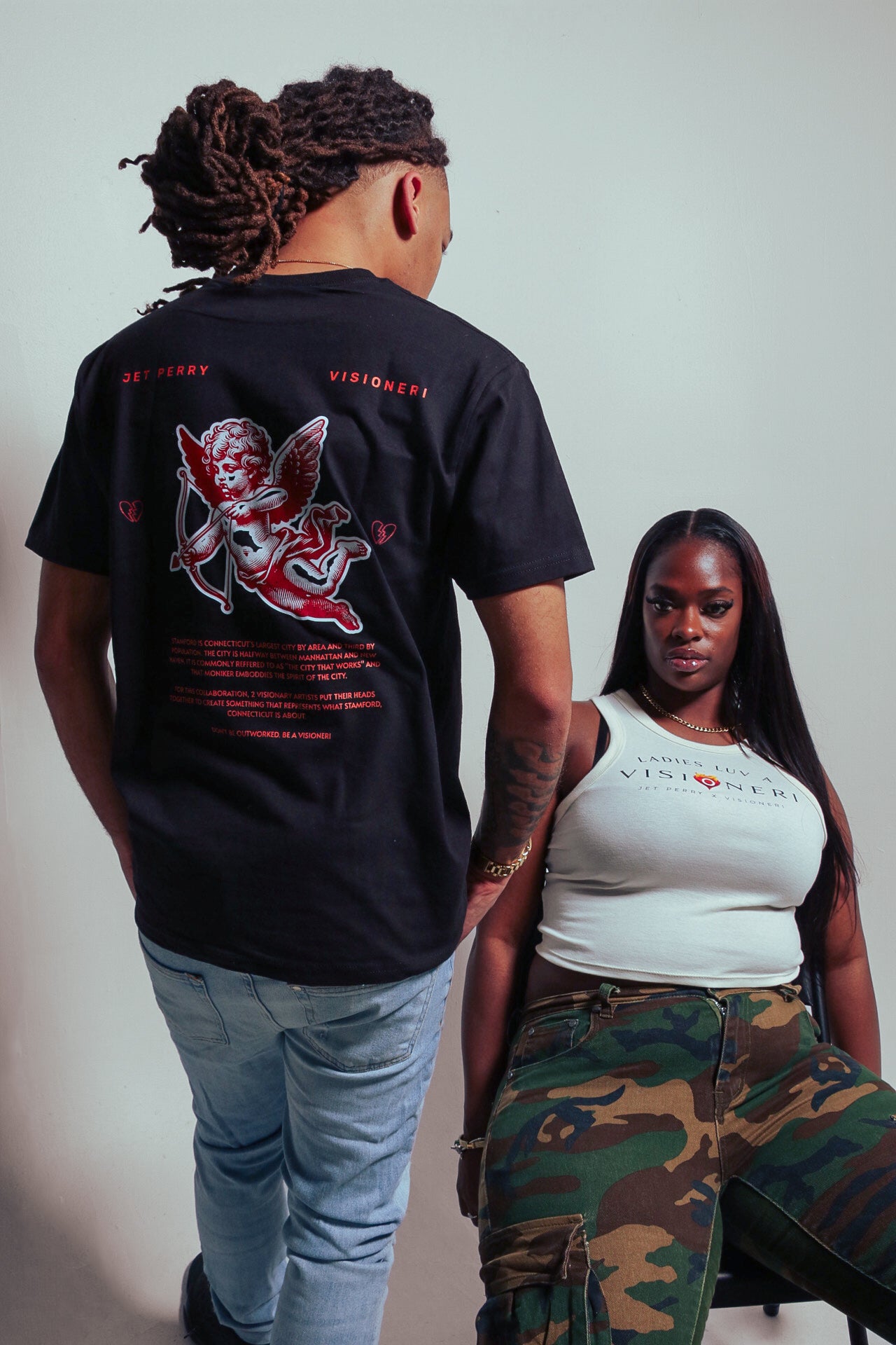 Jet Perry X Visioneri - From Stamford with Luv (Cupid's Message T-Shirt)