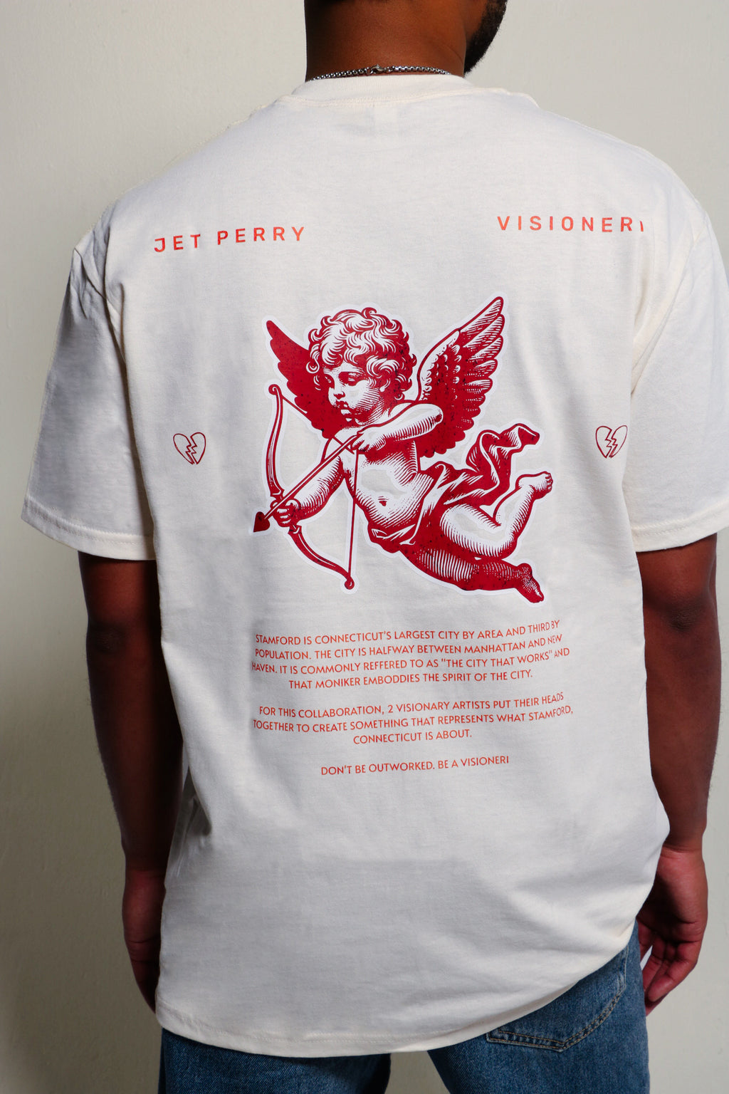 Jet Perry X Visioneri - From Stamford with Luv (Cupid's Message T-Shirt)