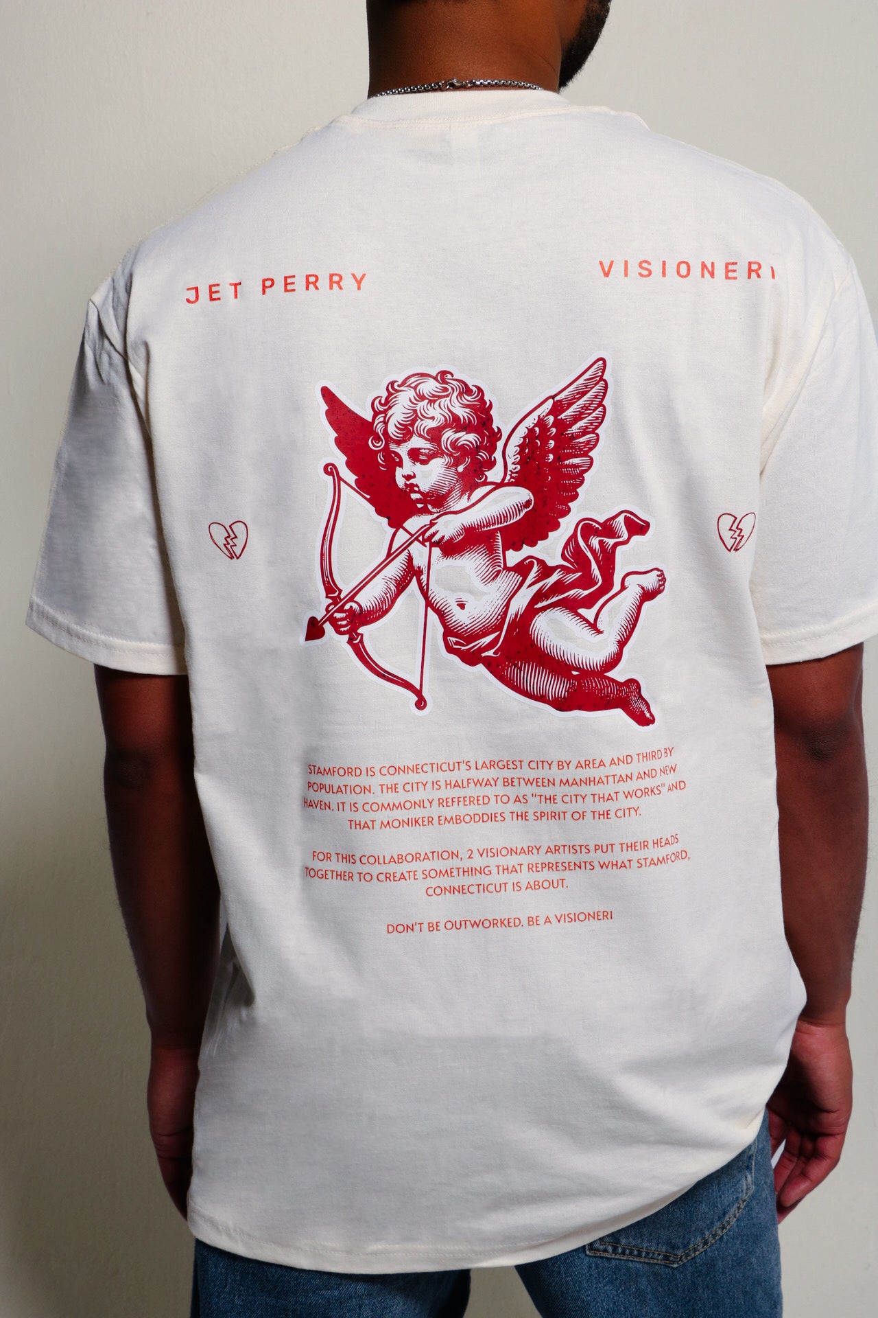 Jet Perry X Visioneri - From Stamford with Luv (Cupid's Message T-Shirt)